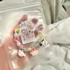 Pulsera Popular de Sanrio con Perlas para Niñas de Xiaohongshu para Mejores Amigas y Niños, Pulsera Transparente de Perros Canela para Mujeres, Linda