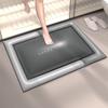 Tapete de Chão para Banheiro 3D Tridimensional Porta de Vaso Sanitário Absorvente Tapete para Pés Vaso Sanitário Lama de Diatomáceas Antiderrapante Acolchoado Tapete para Vaso Sanitário