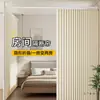 Cortina Divisoria para Sala de Estar, Cortina en Forma de L o U de Techo a Suelo sin Taladro para Dormitorio, Cortina de Cama Divisoria para Salón de Belleza