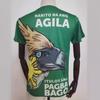 Camiseta de Competição de Exportação de Fábrica Camiseta de Publicidade Cultural Eleições Gerais Poliéster Camiseta Barata Pode Ser Encomendada com Sublimação de Logotipo Mangas Curtas