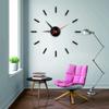Reloj de Pared Silencioso Nórdico para Sala de Estar Hogar Moderno Reloj Creativo Tridimensional Montado en Pared Simple Reloj de Lujo Ligero Decoración de Celebridad de Internet