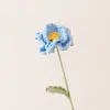 Flores de peonía mariposa terminadas tejidas a mano, ramo de lana artificial, decoración del hogar, regalo de vacaciones