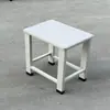 Taburete Espesado de Taller Antiestático Alto y Bajo Taburete de Cama de Hospital Taburete de Banco de Trabajo Carro Plano con Taburete