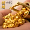 Artesanato em Metal um Balde de Lingotes Pequenos de Jiangshan Latão Chinês um Balde de Ouro Presentes Areia Decorativa Ornamentos de Lingote de Ouro