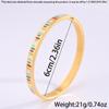 Pulsera de acero de titanio amor nubes gota de aceite irregular pulsera niñas alto sentido moda europea y americana pulsera chapada en oro de 18k