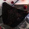2025 Novo Estilo Tentação Distinta Renda Roupa Íntima Feminina Cós Fino Desejo Puro Malha Vazada Respirável Calcinhas de Cintura Baixa para Mulheres