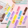 Pente Colorido de Macaron Fofo, Pente de Cabelo Criativo Personalizado para Crianças, Mini Pente Portátil para Mulheres, Atacado