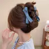 Pinza para el Cabello de Tela de Acrílico con Tachuelas de Diamante y Diseño Único en Forma de Cruz para Recogidos en la Parte Trasera de la Cabeza