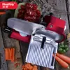 Fatiador Semi-Automático Comercial Hualing de 9 polegadas, Fatiador de Carne de Cordeiro, Máquina de Fatiar Carne
