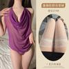 Roupa íntima sexual Pure Desire to Temptation Bed Passion Free Strap Barriga terno Transparente Malha Paquera Uniforme Pijama