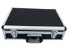 Suministro caja de herramientas portátil negra grande álbum de productos exhibición equipaje de aluminio caja de aluminio