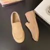 Mocassins retrô slip-on de sola macia para mulheres, sapatos estilo Birkenstock, sapatos casuais para o dia a dia, com forro de fleece para aquecimento no outono e inverno