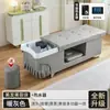 Cama de Lavado de Cabezal de Exportación Transfronteriza, Calentador de Agua Integrado con Circulación de Agua y Vapor Dedicado para Salón de Belleza y Barbería, Cama de Masaje