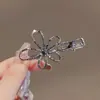 Avançado Flash Diamante Moda Flor Grampo de Cabelo Feminino Grampo de Cabelo Quebrado Clipe Lateral Clipe de Franja Design Clipe Bico de Pato Acessório de Cabeça