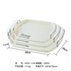 Bandeja ovalada de plata transfronteriza, color blanco leche, bandeja de té de lujo, mesa de centro para el hogar, sala de estar, plato de almacenamiento para tazas de té, plato de fruta