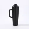 Taza de fruta con asa de 40 oz transfronteriza, taza con aislamiento al vacío de doble capa, taza de hielo portátil de gran capacidad para uso en automóvil