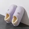 Nuevas Pantuflas de Algodón 2023 para Mujer, Otoño e Invierno, Impermeables, Antideslizantes, Forradas de Felpa, Cálidas, para el Hogar y Exteriores de Pareja, Zapatos de Algodón Cerrados en la Espalda para Hombre