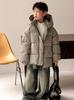 Jaqueta de Penas para Meninas 2025 Inverno Nova Infantil 90% Penas Outono e Inverno Acolchoada Curta Estilosa Jaqueta Puffer para Meninos
