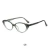 Gafas de Montura Ojo de Gato Modelo Nuevo en Stock de Fábrica, Gafas de Moda de Gama Alta con Bloqueo de Luz Azul Sin Graduación, Gafas de Sol Tipo Tirachinas de Aguja Plana Sin Graduación