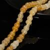 Jingde joyería seda dorada jade cuentas sueltas forma de calabaza jarrón forma especial accesorios para joyería DIY forma de gota cuentas al por mayor