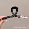 Presilha Dongdaemun da Coreia do Sul para Mulheres, Presilha de Tubarão Simples e de Alta Qualidade, Grande Volume de Cabelo, Joia para Cabeça de Presilha de Luxo Leve