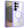 Nueva Funda para Teléfono Móvil Samsung S26Ultra con Succión Magnética, S24 Fe Transparente Colorida Dos en Uno S25 Edge Funda Protectora