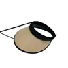 Sombrero de copa vacío tejido de paja para niños, sombrero de paja de verano, sombrilla de ala grande, sombrero de protección solar para bicicleta, sombrero anti-UV para el sol.