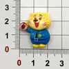 Nuevos Animales de Dibujos Animados de Resina Accesorios Lindos Imanes para Refrigerador DIY Funda de Teléfono Llavero Pasador Hebilla de Zapato