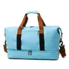 Se Puede Usar como Bolsa de Viaje con Ruedas, Bolsa de Gimnasio de Gran Capacidad con Separación de Seco y Húmedo con Logo Impreso, Compartimento Independiente para Zapatos, Bolsa para Cosméticos, Venta al por Mayor