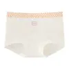 Novedad de verano cómodos calzones de algodón puro texturizado para mujer 10A antibacterianos entrepierna 100% algodón bordes que no se enrollan para niñas calzones tipo bóxer pequeños