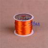 Compra 5 lleva 5DIY cordón elástico plano de seda, cuerda para abalorios, banda de goma, extensión de cabello, cordón de cristal para pulsera, envío