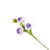Producto Terminado de Venta Caliente Transfronteriza Palitos Retorcidos Hechos a Mano con Flores Artificiales, Rosas Pequeñas Multicabezales para Arreglos Florales, Adecuado para el Día del Maestro Decoración de Oficina