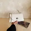 Bolsa de Mão Super Popular para Escritório para Mulheres, Novo Modelo Primavera 2026, Bolsa de Ombro de Luxo com Padrão Lichia, Bolsa Transversal Quadrada Pequena