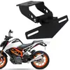 Adecuado para KTM DUKE390 DUKE250 RC390 17-19 Portamatrículas Corto Modificado con Luz Portamatrículas