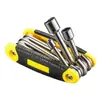 Llave Hexagonal Plegable Cuadrada de Venta Directa Portátil de una Pieza Juego Combinado de 6 Piezas de Vasos Hexagonales Internos