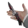 Delta Game Merchandise Cuchillo Verdugo Arma de Metal 22cm Modelo Sin Afilar Accesorio Decoración Artículo Coleccionable