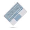 Aplicable a tableta ipad táctil tapa redonda color teclado conexión inalámbrica Bluetooth retro redondo con tacto en stock