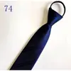 Corbata de Hombre Cremallera Novio Boda Roja 8cm Vestido Negocio Nudo Negro Libre Perezoso Fácil de Tirar Azul Corbata