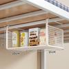 Estante de Almacenamiento Inferior para Litera de Dormitorio Estante de Almacenamiento Colgante Artefacto Ahorrador de Espacio Cama de Dormitorio Estudiante Estantería