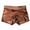 Ropa Interior Masculina Popular de Satén de Lujo Seda Helada de Verano Transpirable y Cómoda Boxer Briefs Pantalones Cortos de Boxeador Juveniles