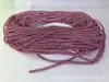 6 # 8 Filas de Tubo Redondo de Pedrería Colorida Tiras de Pedrería Huecas de PVC Accesorios para Ropa y Zapatos Cuerda de Pedrería para Lazo DIY Accesorios