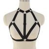 Fuente de Suministro del Fabricante de Ropa de Bambú para Comercio Exterior Europeo y Americano Costumes de Escenario con Cuello Halter Calados, Lencería Sexy O0771
