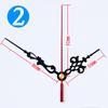 Punto de Cruz DIY Accesorios de Reloj de Pared Aguja de Reloj Manecilla de la Hora Puntero de Reloj de Pared Venta al por Mayor 40 Seda Metal Eje Delgado Agujero Pequeño Aguja de Reloj