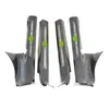 Adecuado para 19-20 Volkswagen Tanying Protector Trasero Interior, Protector Trasero Exterior, Tira Protectora de Umbral de Puerta Interior, Tira Protectora de Umbral de Puerta Exterior Anti-Colisión