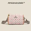 Bolsas Femininas 2026 Nova Bolsa de Ombro com Estampa de Letras Moda Retro Bolsa Almofada Bolsa Transversal de Alto Padrão Tendência