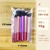 Em Estoque Transfronteiriço Conjunto de 8 Pincéis de Maquiagem de Tubo de Alumínio com Cerdas Macias, Pincéis para Blush, Pó e Sombras, Conjunto Completo de Ferramentas de Maquiagem Atacado