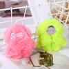 Broche de Peluche de Monstruo de Cabello Largo Japonés y Coreano Decoraciones de Llavero de Muñeca de Dibujos Animados Lindo Estúpido Adornos Colgantes de Mochila al Por Mayor