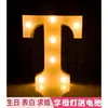 Luz LED de Feliz Cumpleaños, Número en Inglés Luz de Colores, Accesorios Luminosos para Escena de Confesión Romántica, Luz de Letra al por Mayor