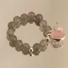 25 Anos de Estilo Original Design Casca de Cabaça Cristal Anel Estilo DIY