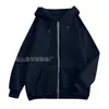 Comercio Exterior Sitio Independiente de Amazon Sudadera con Cremallera de Manga Larga para Hombre Estilo Urbano Holgada con Capucha En Stock